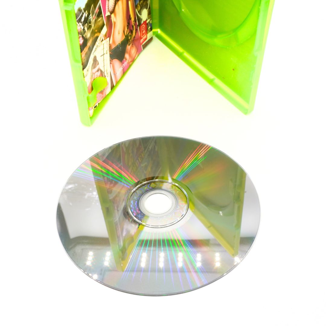 CD or DVD with a colorful reflective surface on a white background