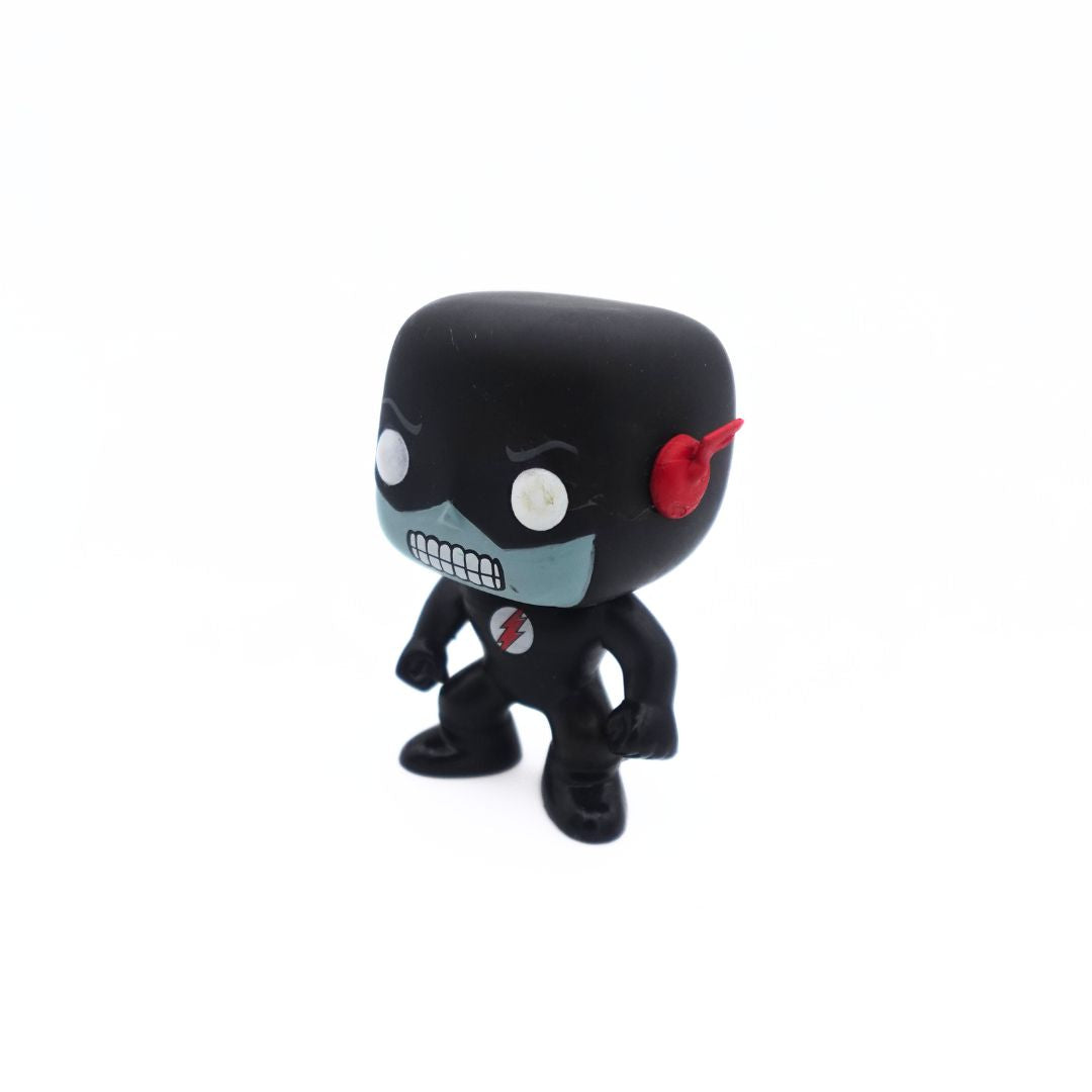 A black, red and grey Pop Vinyl featuring the character Black Flash