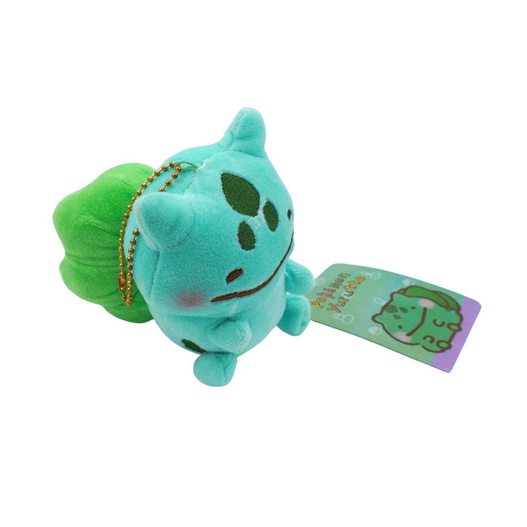 Plush toy with a green shell on a white background