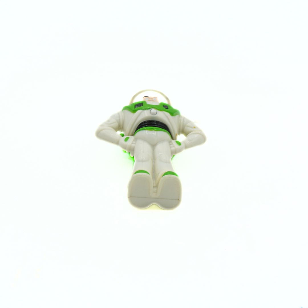 Toy robot figure on a white background