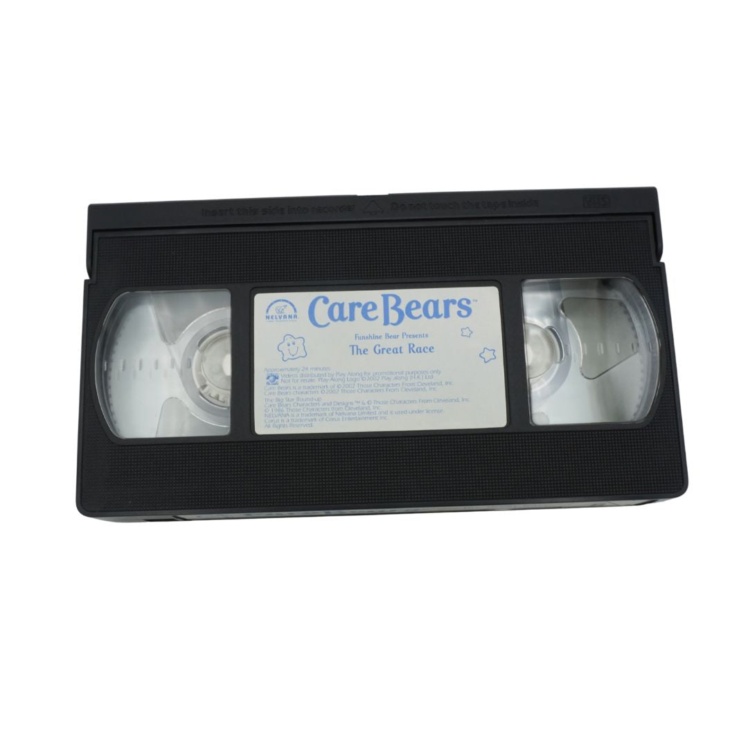 VHS tape of 'Care Bears' on a white background