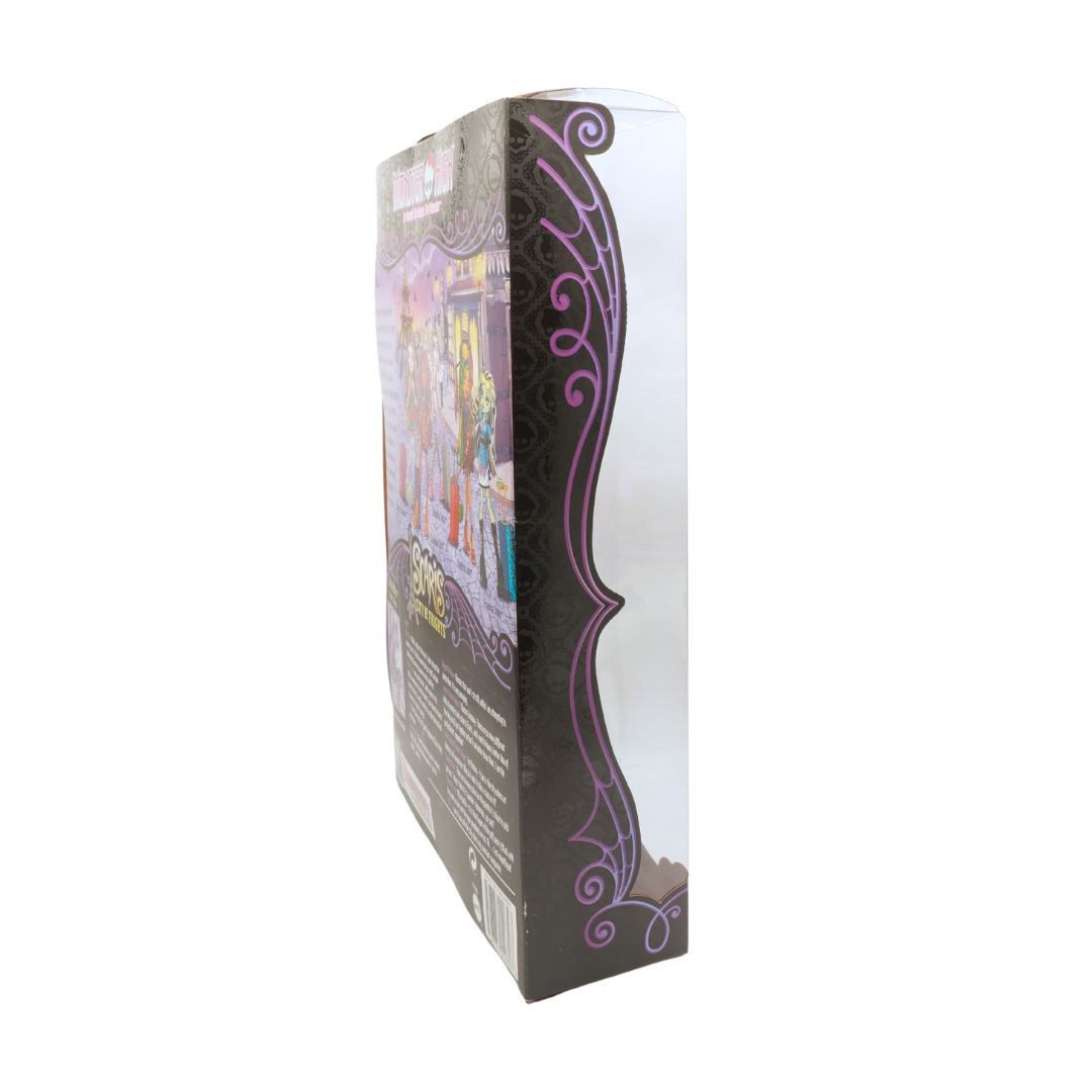 Product packaging with decorative elements on a white background