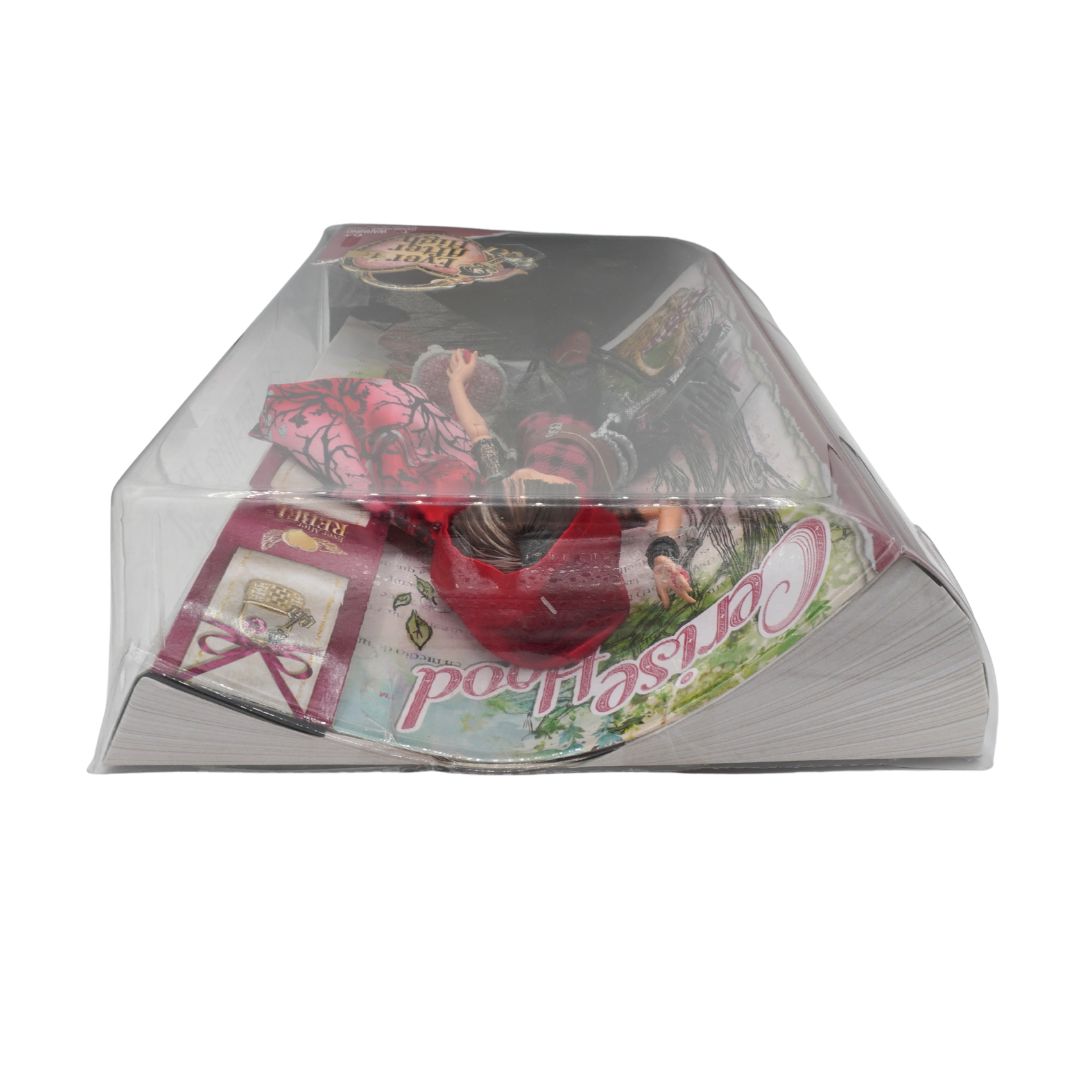 Product in a clear plastic packaging on a white background