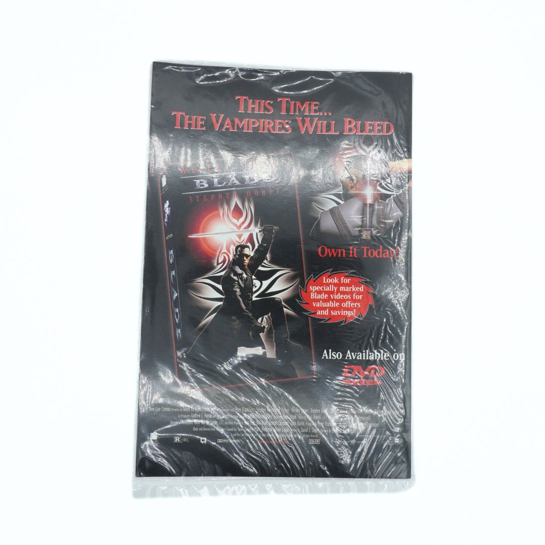 Product packaging with vampire-themed design on a white background