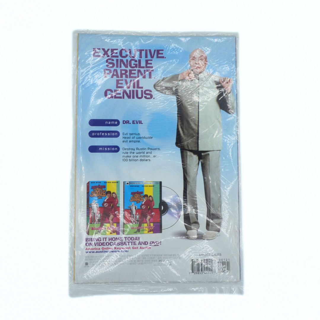 Product packaging with a character and text on a white background