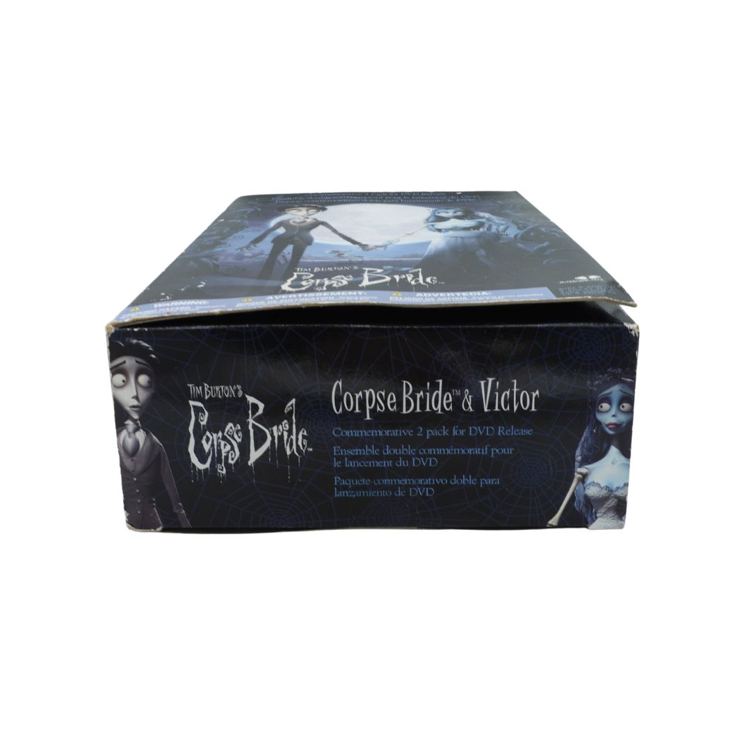 Packaged product for 'Corpse Bride' featuring characters and branding.