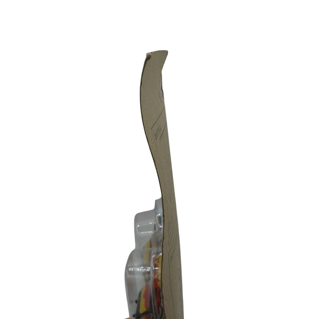 Curved cardboard on a white background