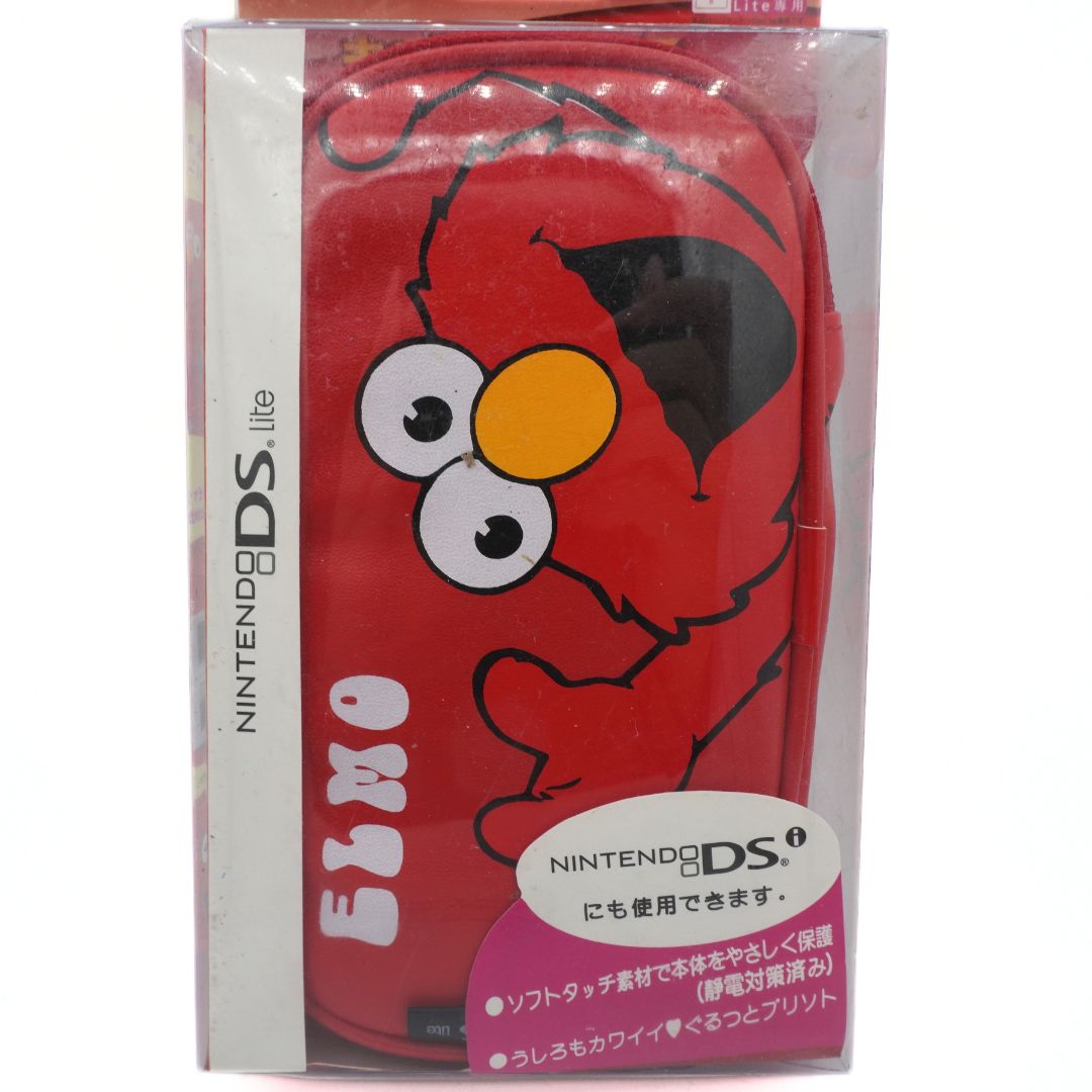 Red Nintendo DS Lite case with cartoon character packaging