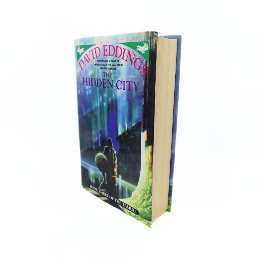 Front cover of the 1995 David Eddings book, The Hidden City.