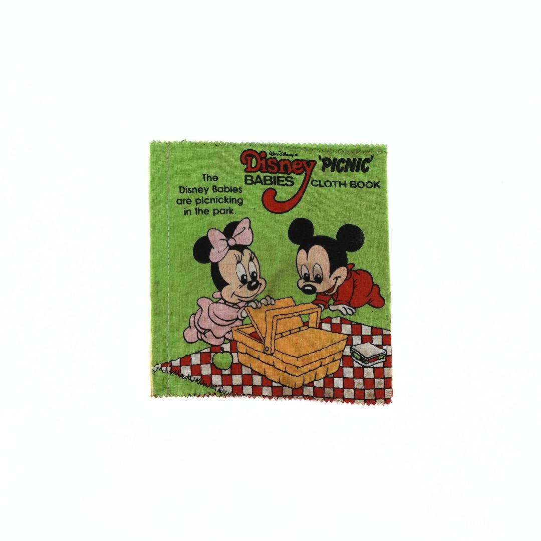 Front cover of a 1986 Disney Babies Picnic cloth book