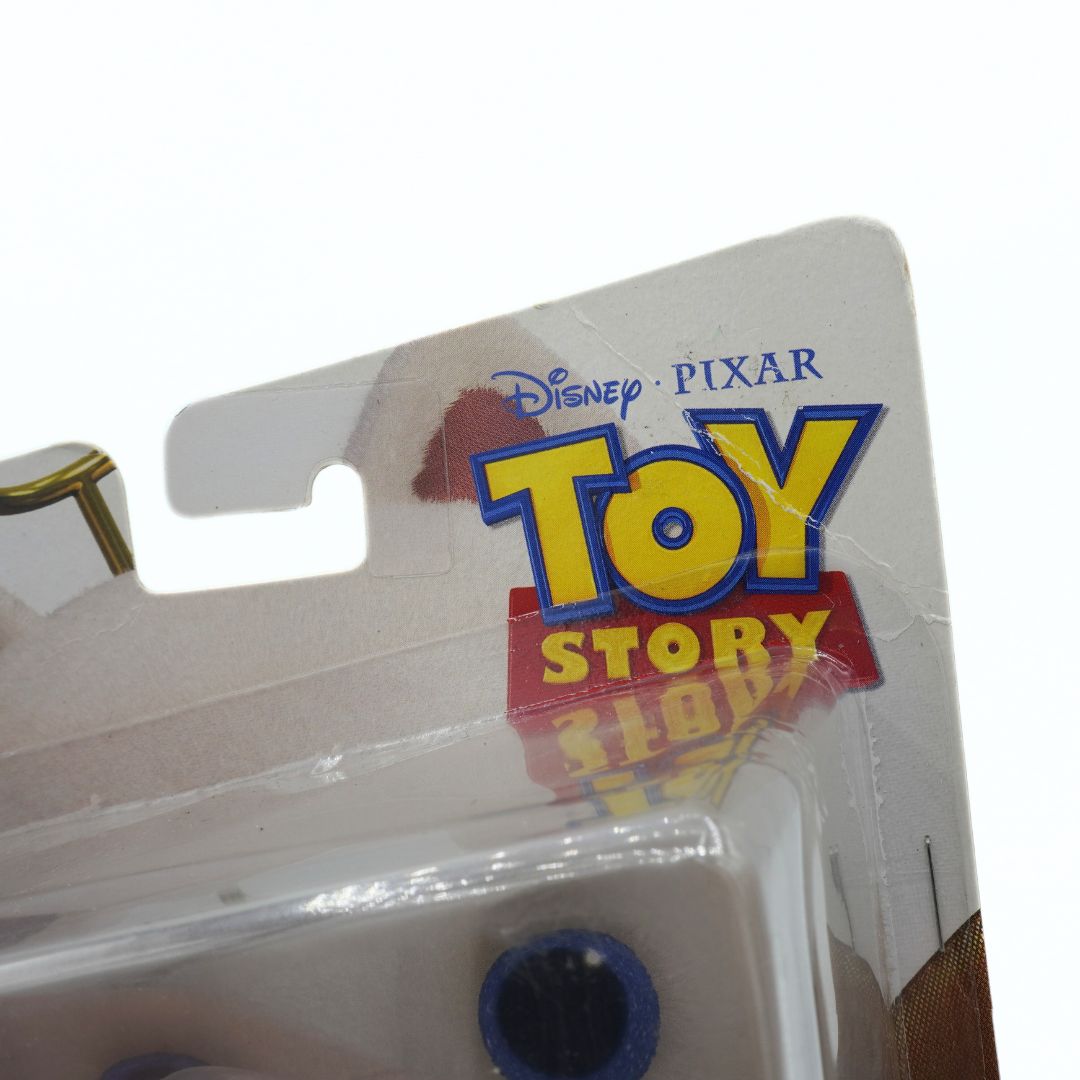 Toy Story toy packaging with Disney Pixar logo on a white background