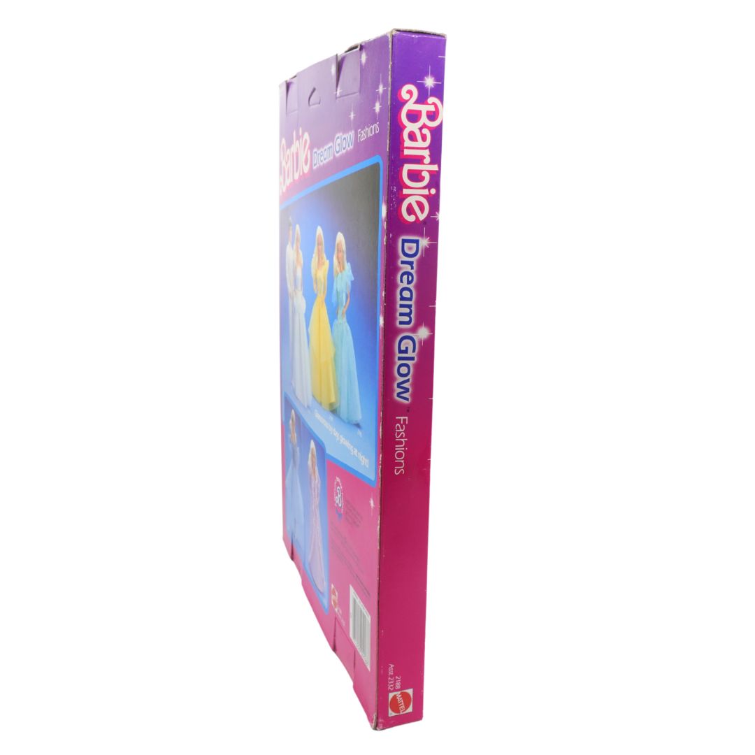 Barbie Dream Glow Fashions packaging on a white background