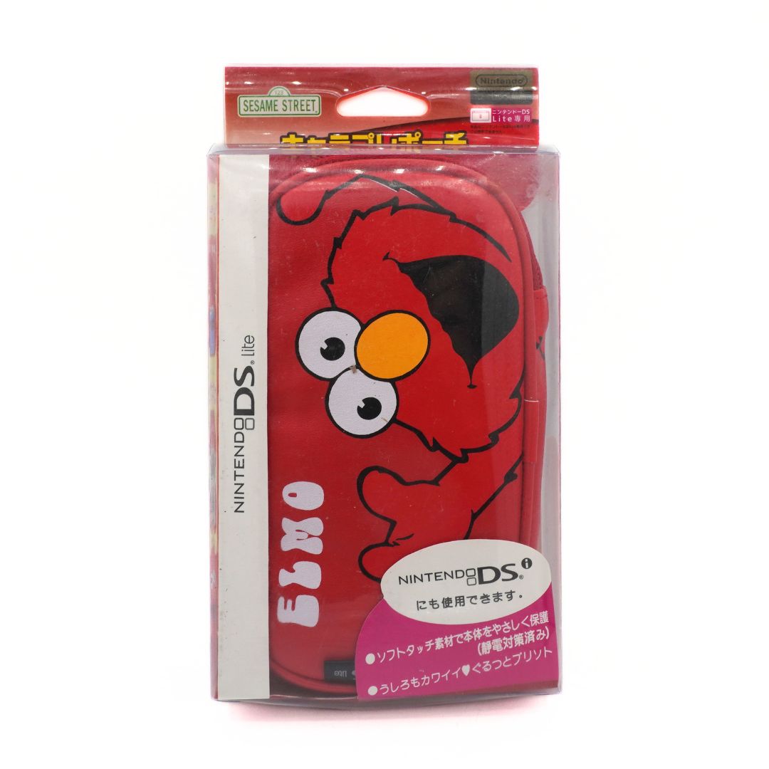 Red Elmo design case for Nintendo DS on a white background