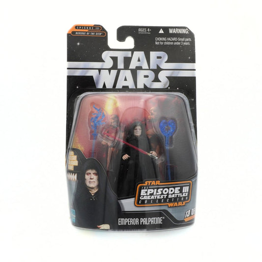 Star Wars Emperor Palpatine action figure in packaging on a white background