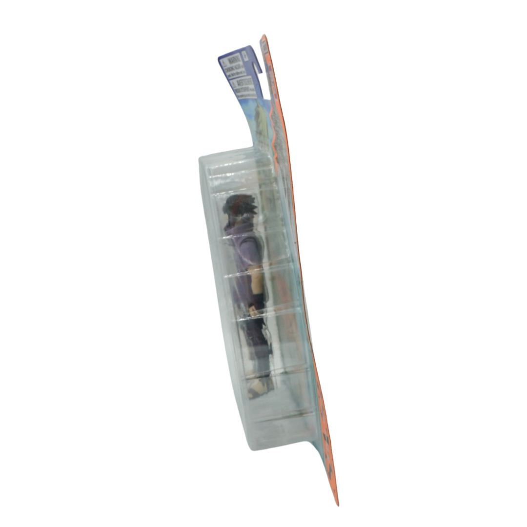 Model figure of a person in a clear packaging sleeve with a white background