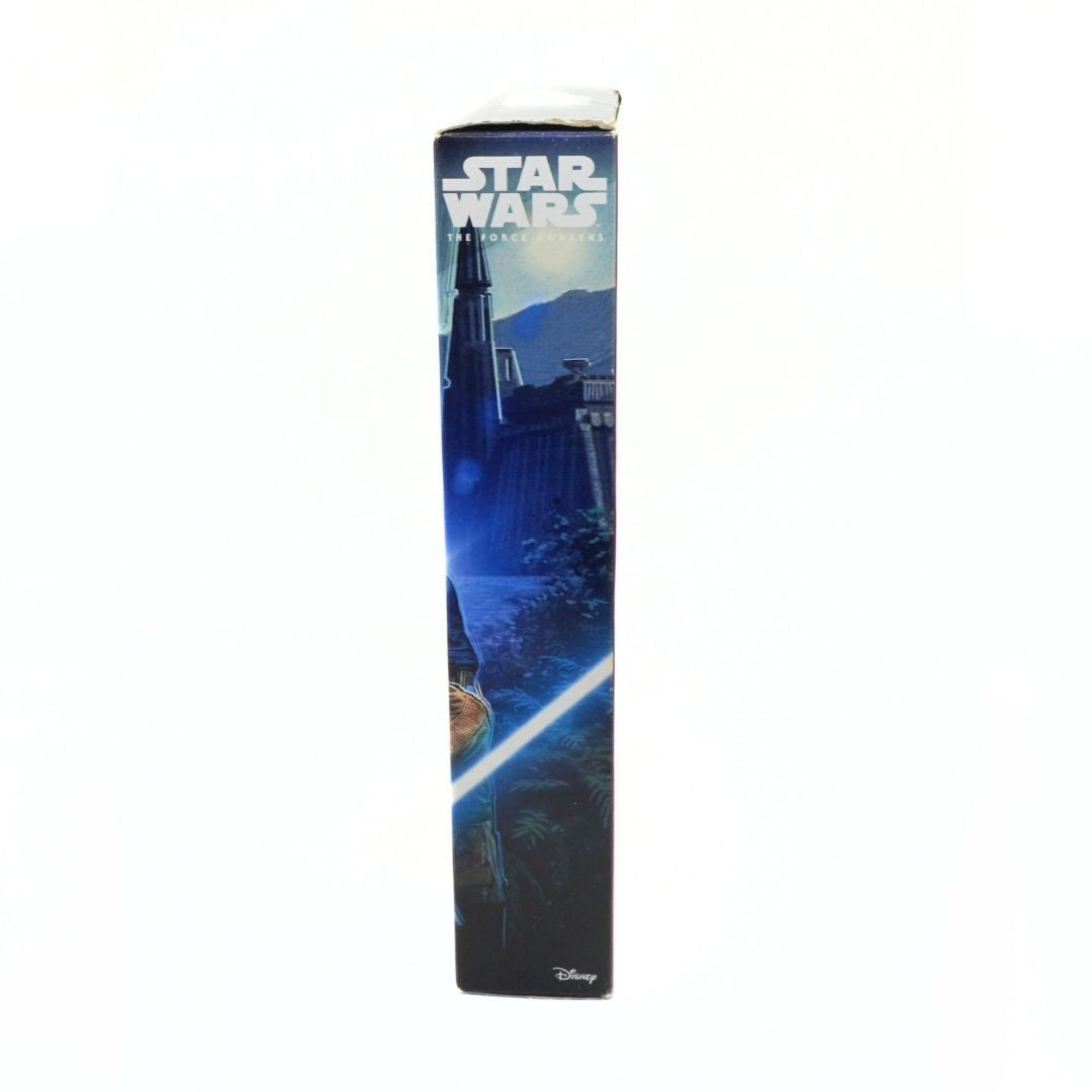 Star Wars-themed product packaging with a blue and white design on a white background