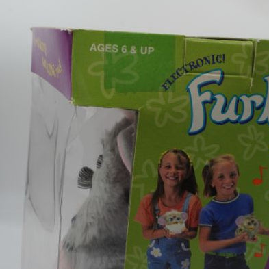 Furby toy packaging on a white background