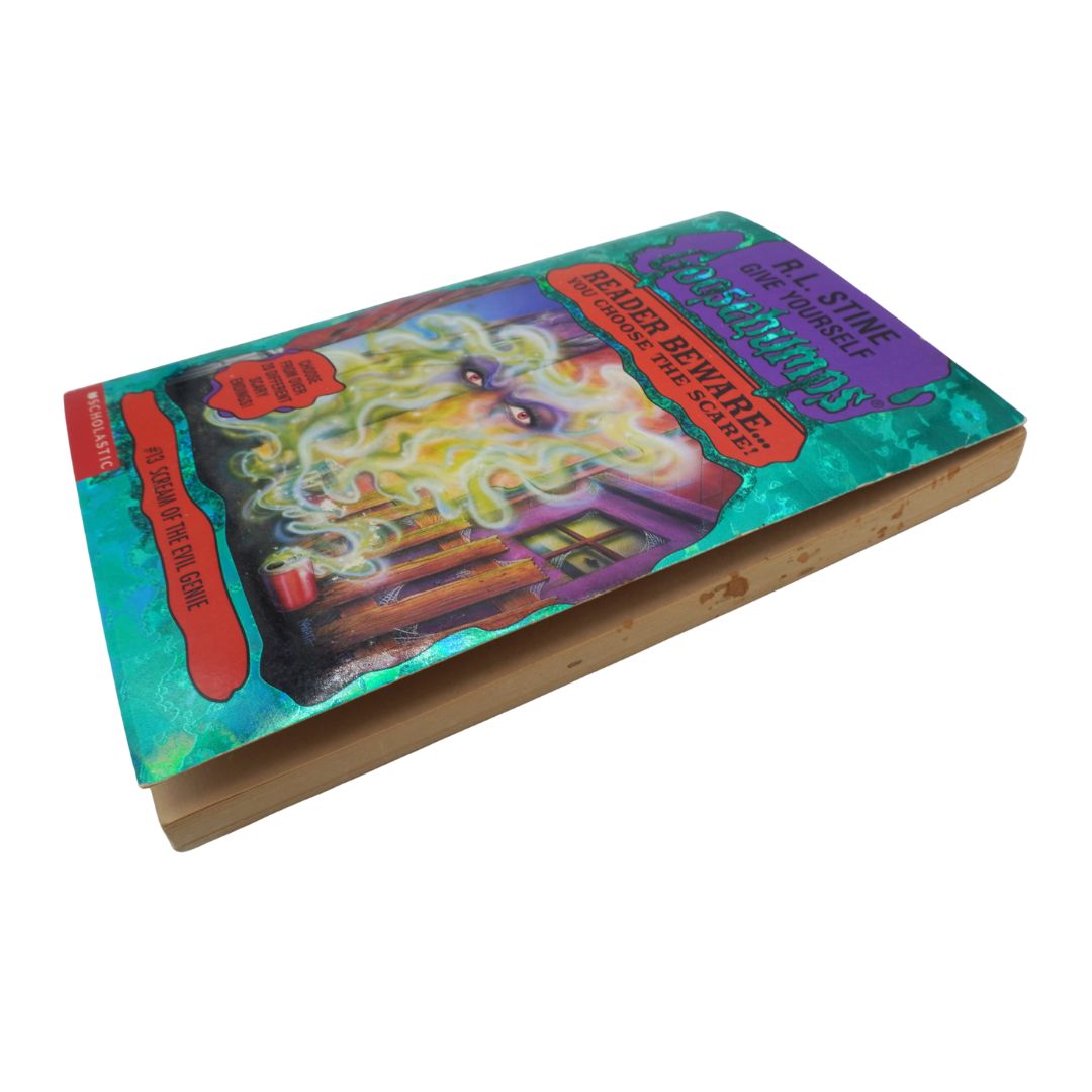 Colorful book with a fantasy design on the cover