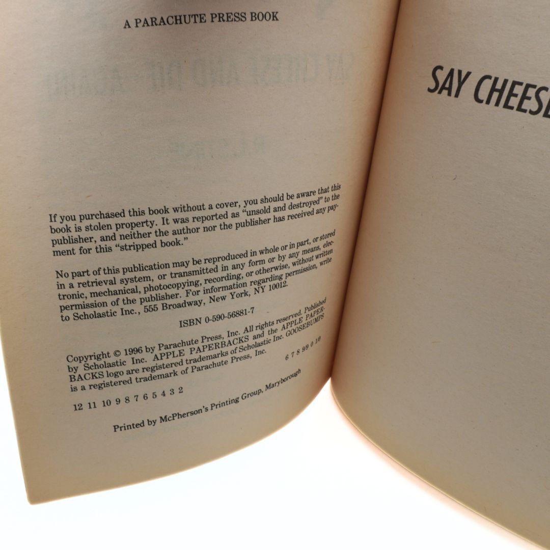 Open book with text on a white background