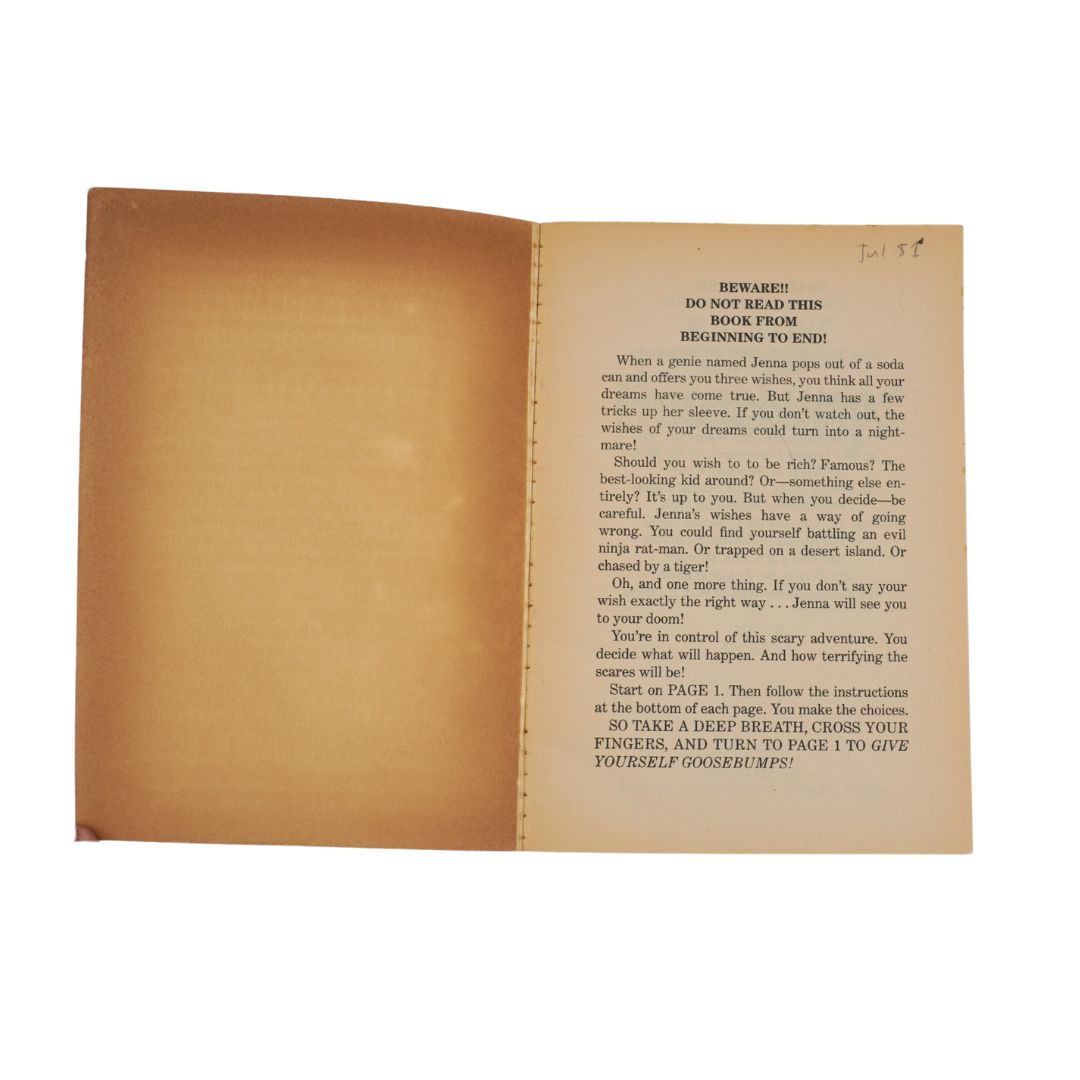 Open book with text on a white background