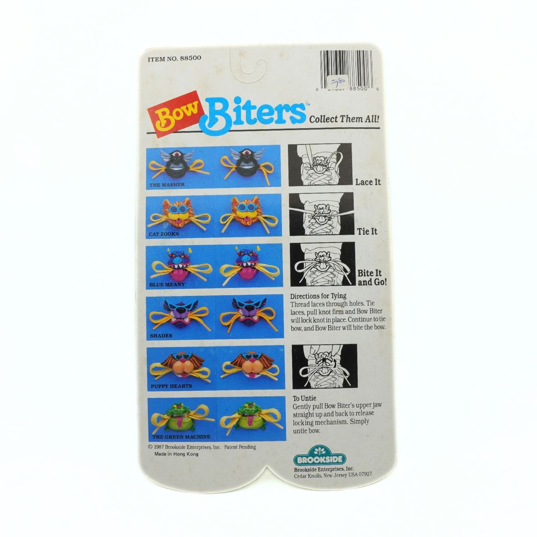 Package of Bow Biters with colorful illustrations on a white background