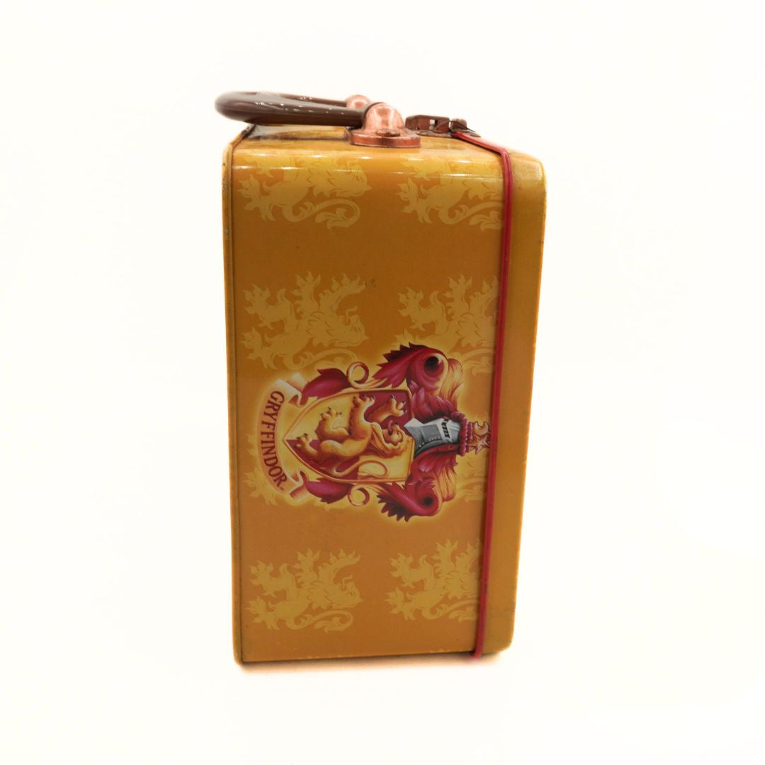 Yellow case with Gryffindor crest on a white background