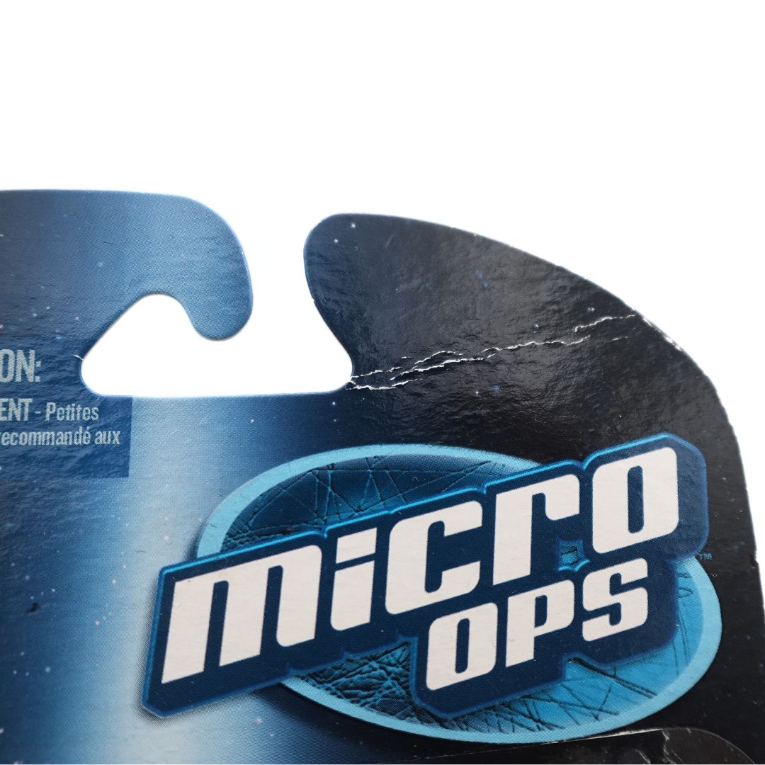 Closeup of the swing tags on the Halo Micro Ops ODST Drop Pods cardback