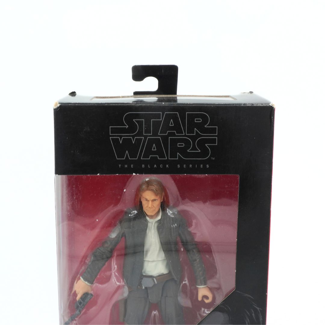 Star Wars action figure in packaging with visible branding