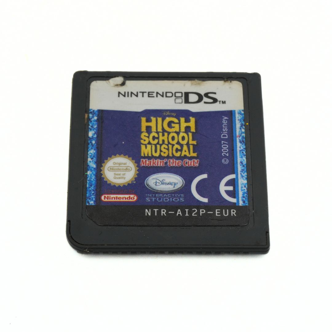 Nintendo DS game cartridge for 'High School Musical' on a white background