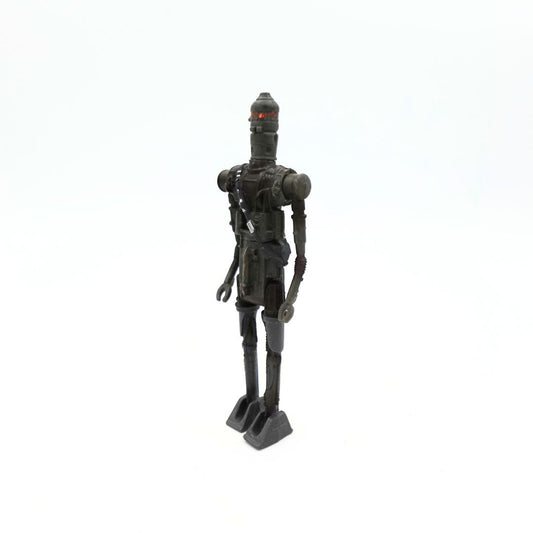 1996 Star Wars IG-88 droid with orange eyes and a dark grey construction