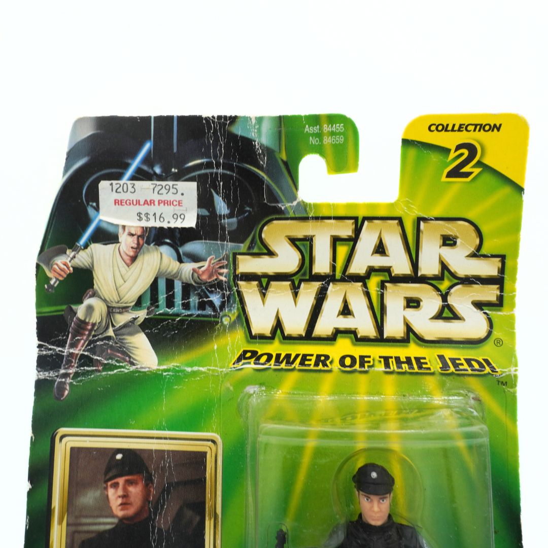Star Wars action figure packaging with green and yellow design