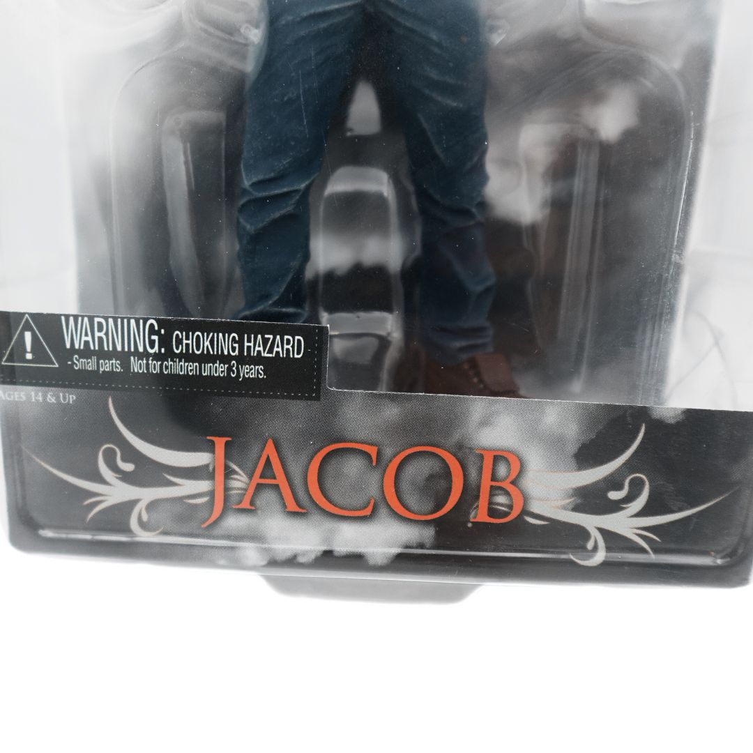 Close up of the name Jacob on the NECA Twilight Eclipse figurine