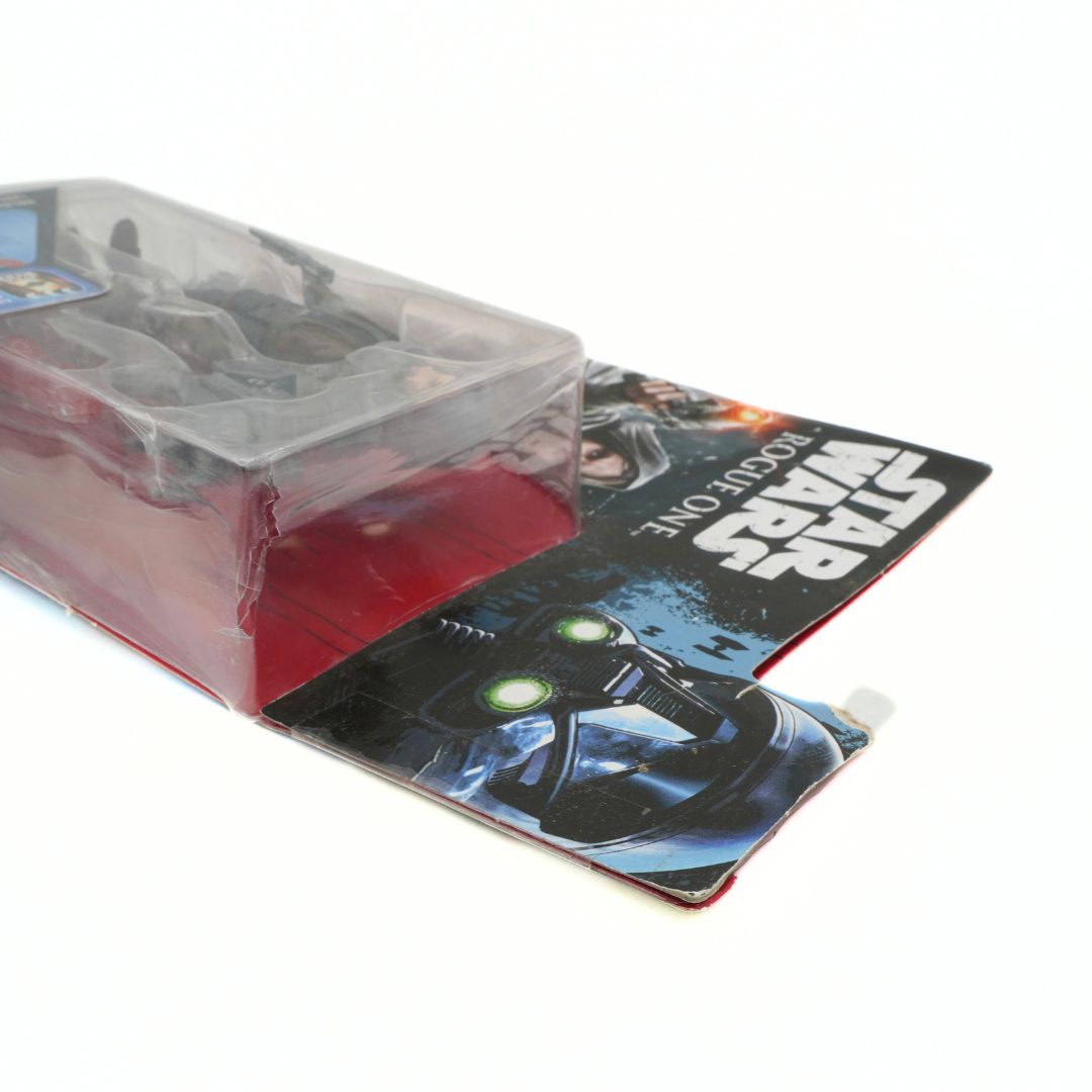 Star Wars toy figure in packaging with visible branding