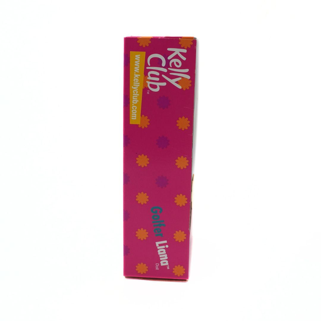 Pink box with 'Kelly Club' branding on a white background