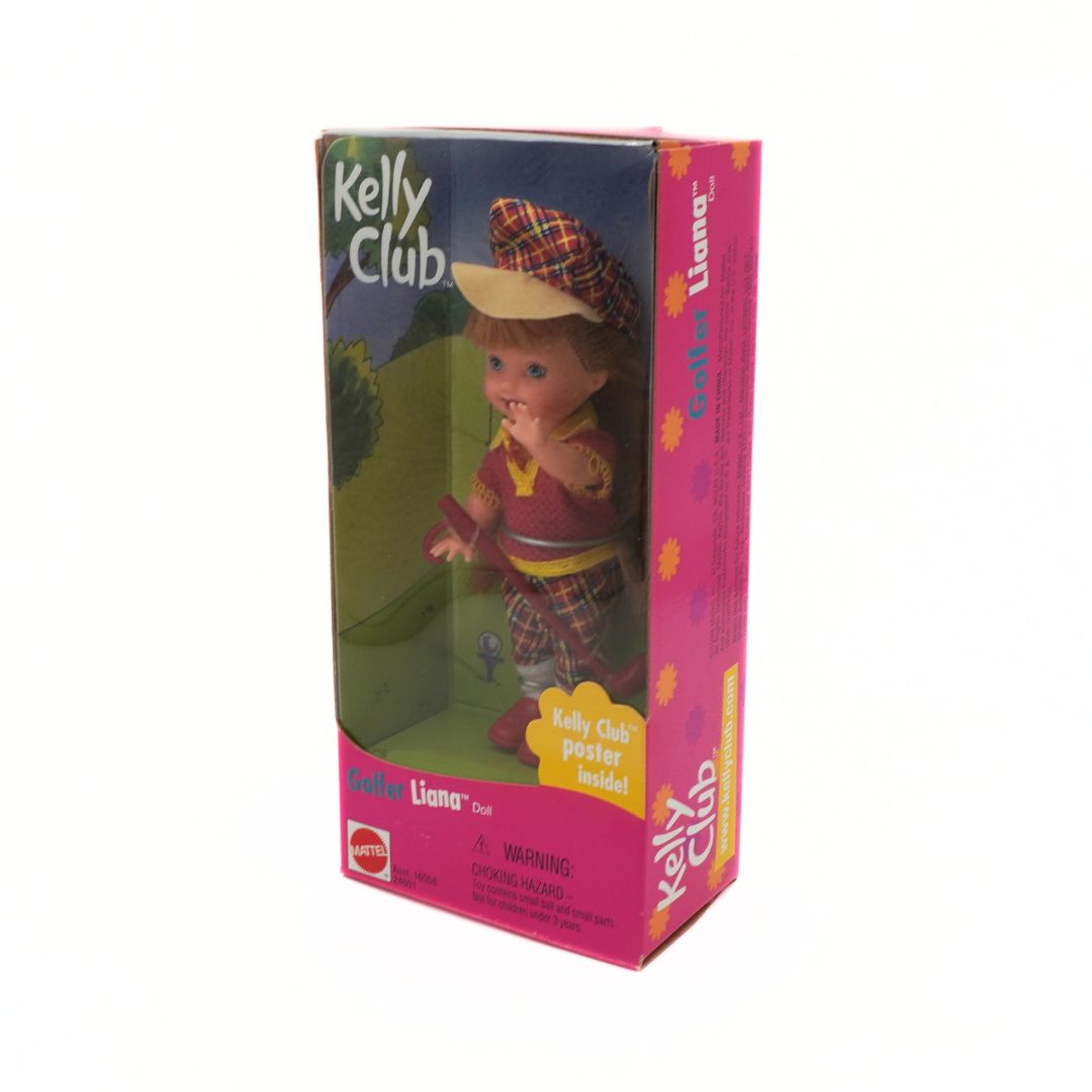 Vintage Kelly Club doll in packaging on a white background