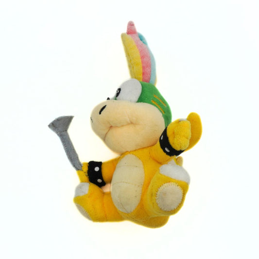 Plush Lemmy Koopa with a yellow body and green head from Super Mario Bros