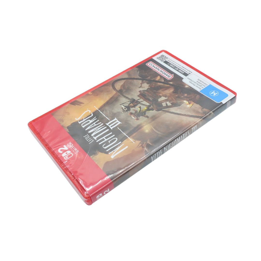 A physical copy of the video game Nightmares III in its original red plastic clamshell packaging, sealed in clear plastic shrink-wrap, shown on a plain white background.