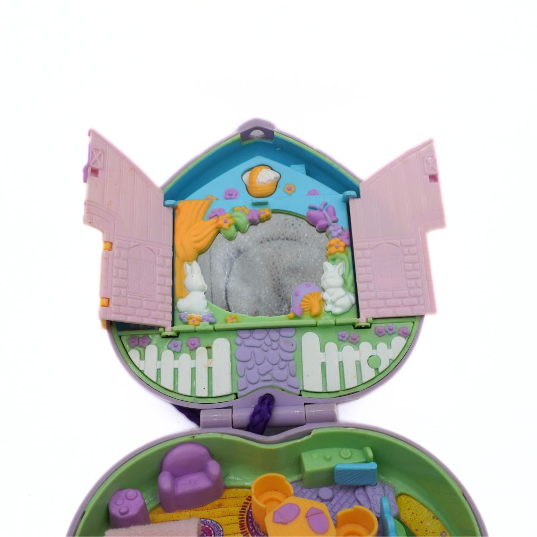 Little Red Riding Hood playset from the 90s with a purple and green colour palette