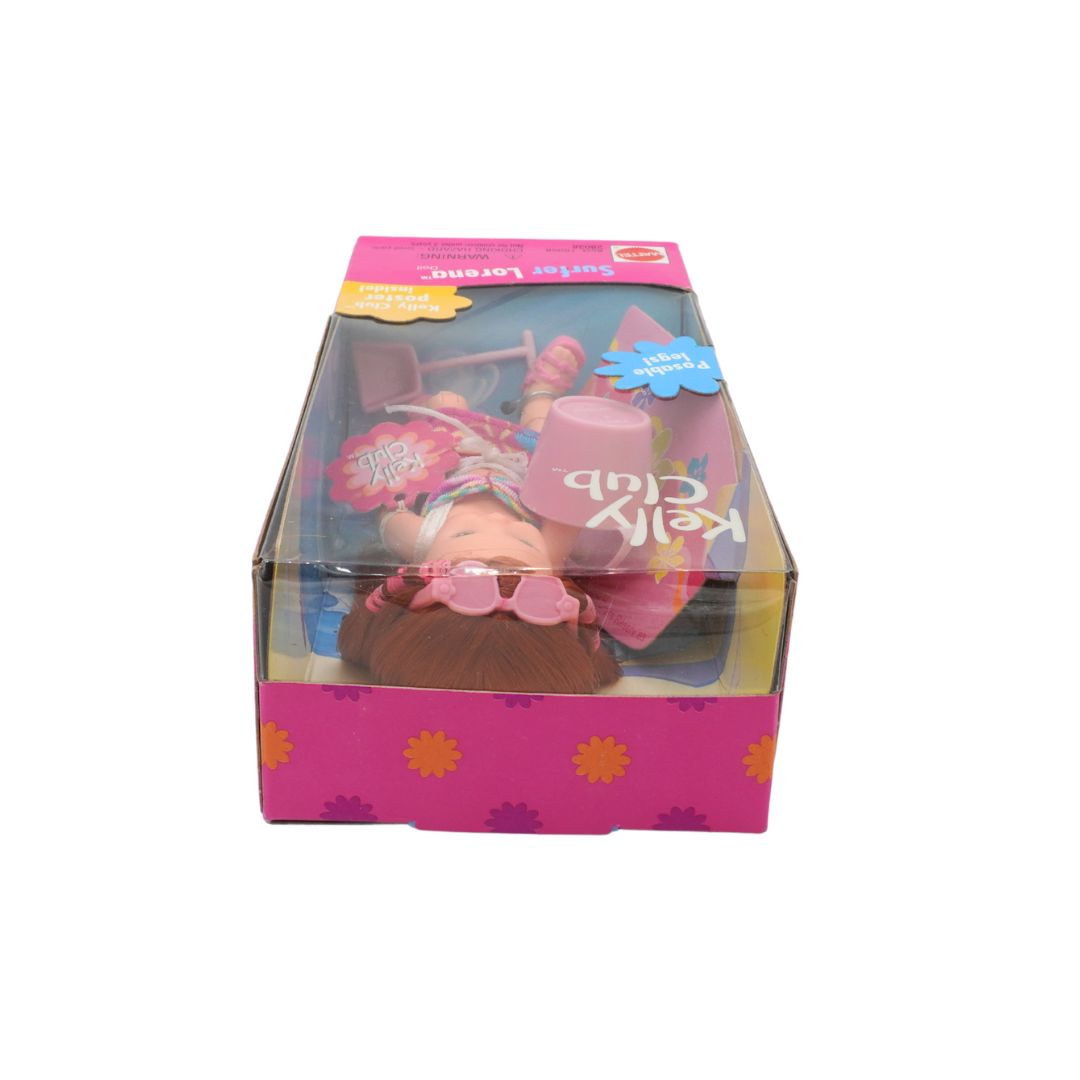 Toy figure in a pink packaging box with visible branding