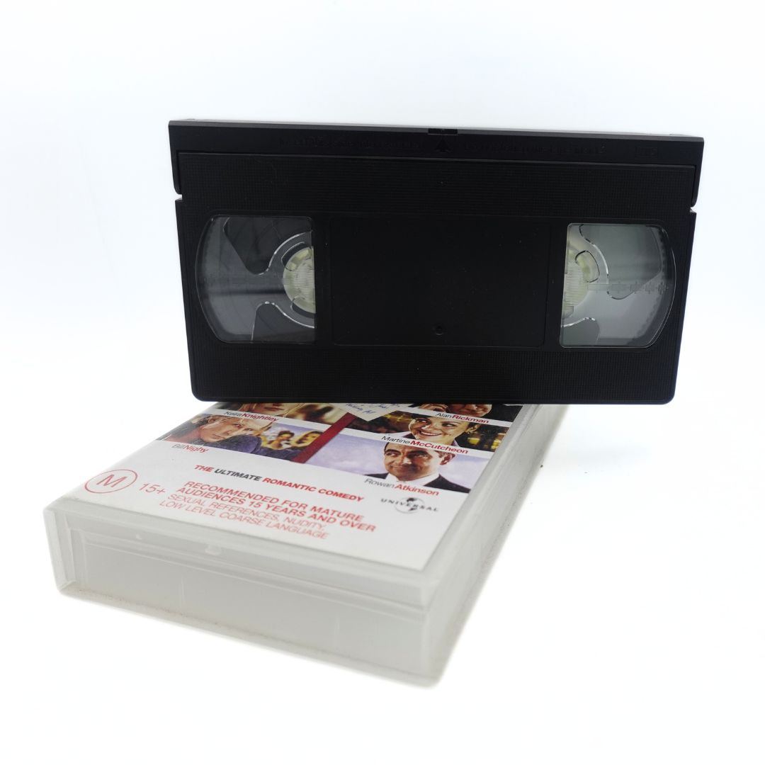 VHS tape for the film Love Actually