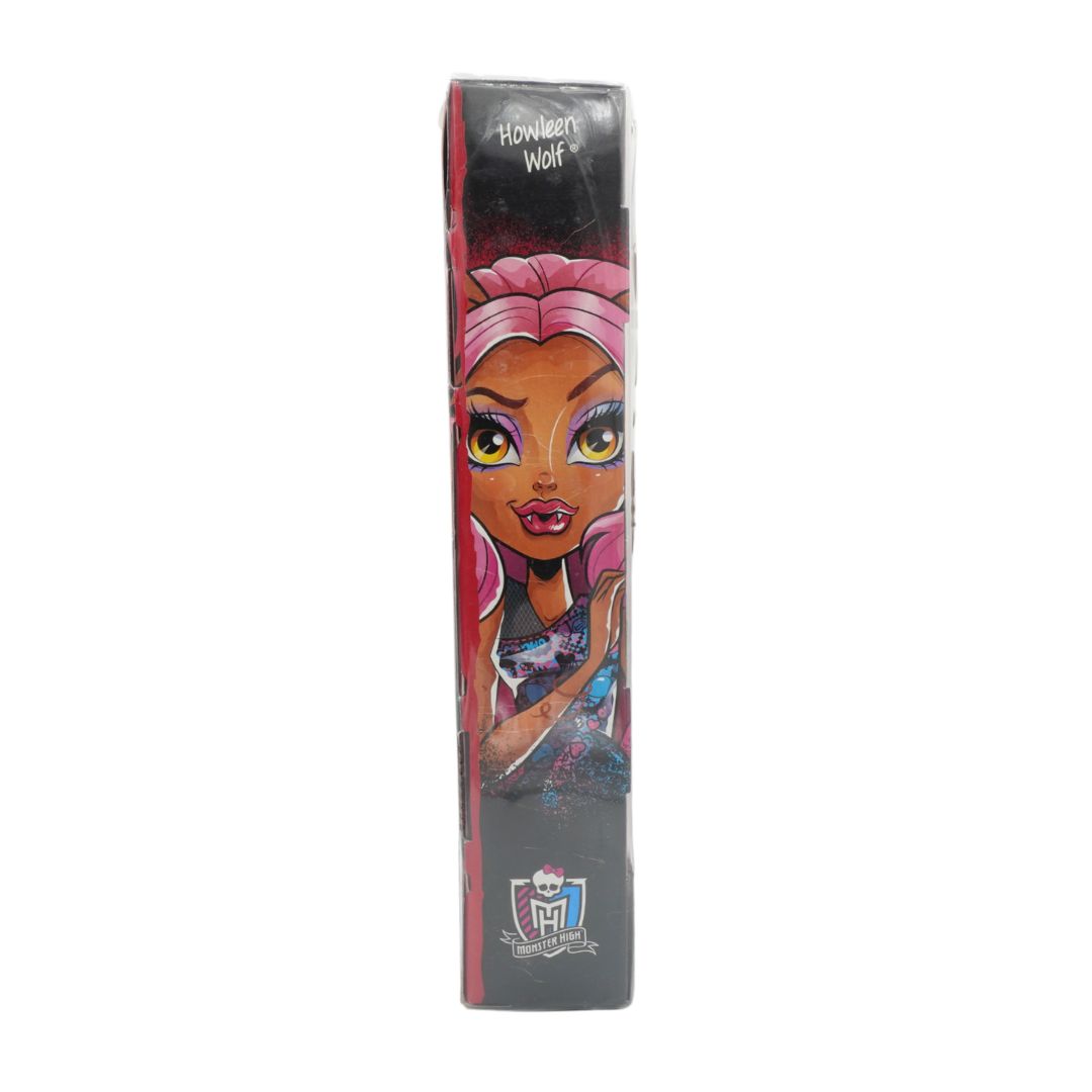 Toy figure packaging with character illustration on a white background