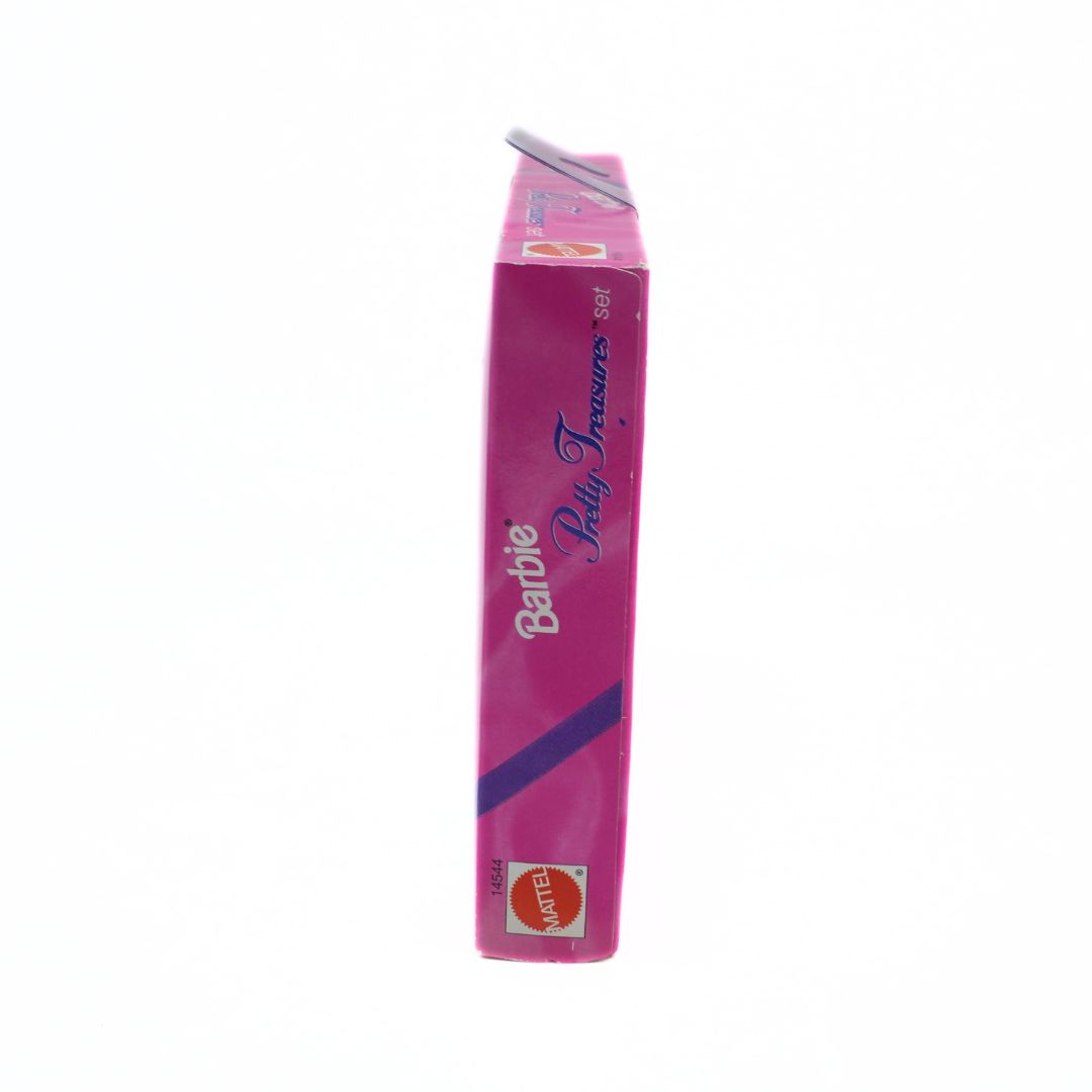 Barbie Pretty Treasures toy packaging on a white background