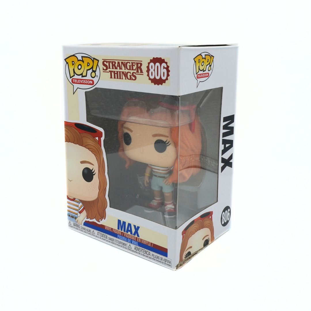 Funko Pop! vinyl figure packaging for Max from Stranger Things