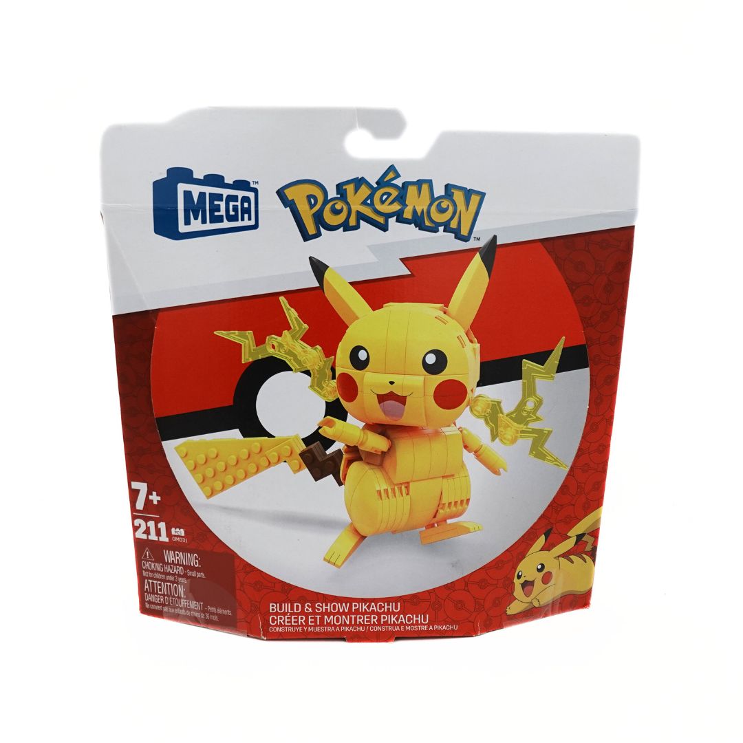 Photo of the Mega Pokemon Build & Show Pikachu box