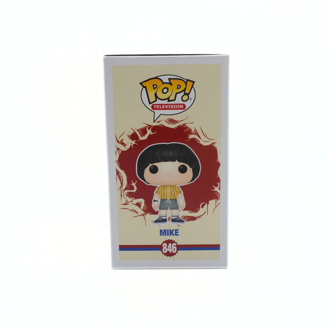 Funko Pop! Television figure packaging with character illustration on a beige background