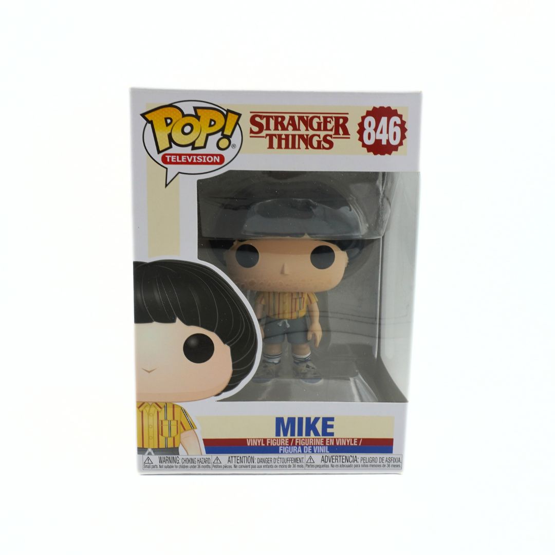 Funko Pop! Stranger Things Mike figure in packaging on a white background