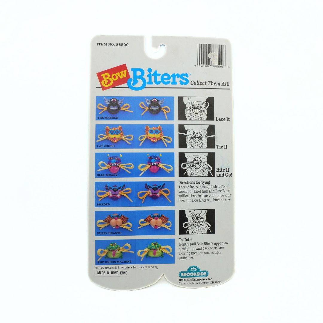 Package of Bow Biters with colorful illustrations on a white background