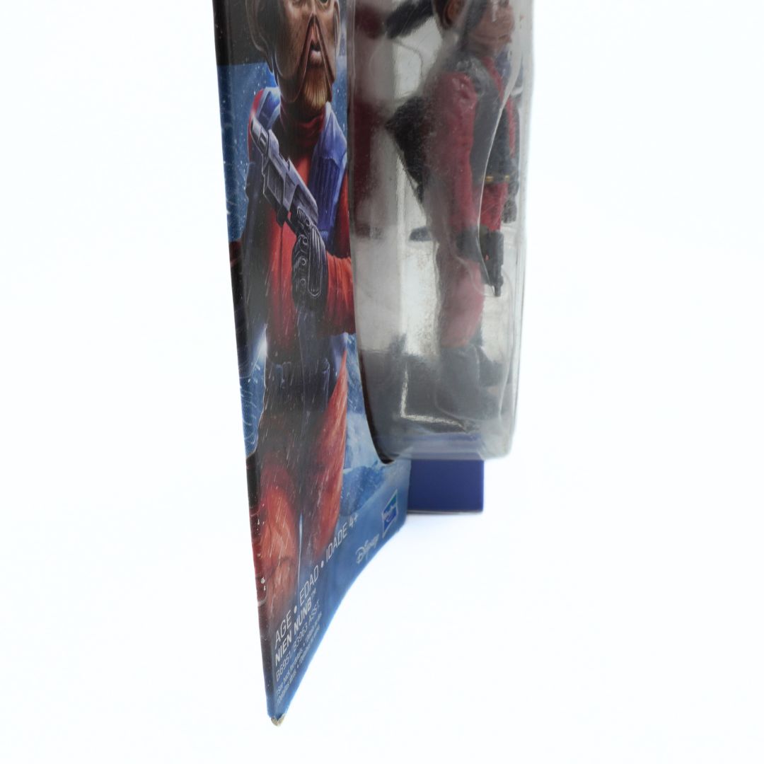 Toy figure in packaging with a white background