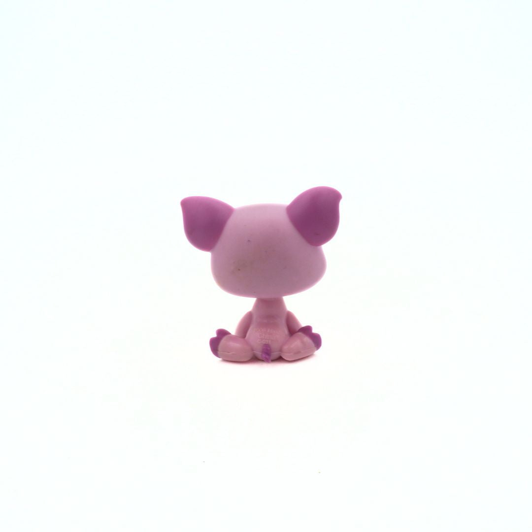 Back of a vintage Littlest Pet Shop Pig figurine released by Hasbro