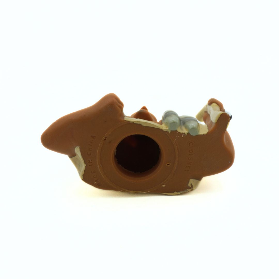 Brown figure puppet rubber toy from Pocahontas